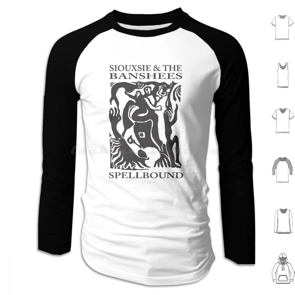Sudadera con capucha Siouxsie & The Banshees de algodón de manga larga Siouxsie The Banshees Band Arcade Fire Factory Records New Order Diinosaur