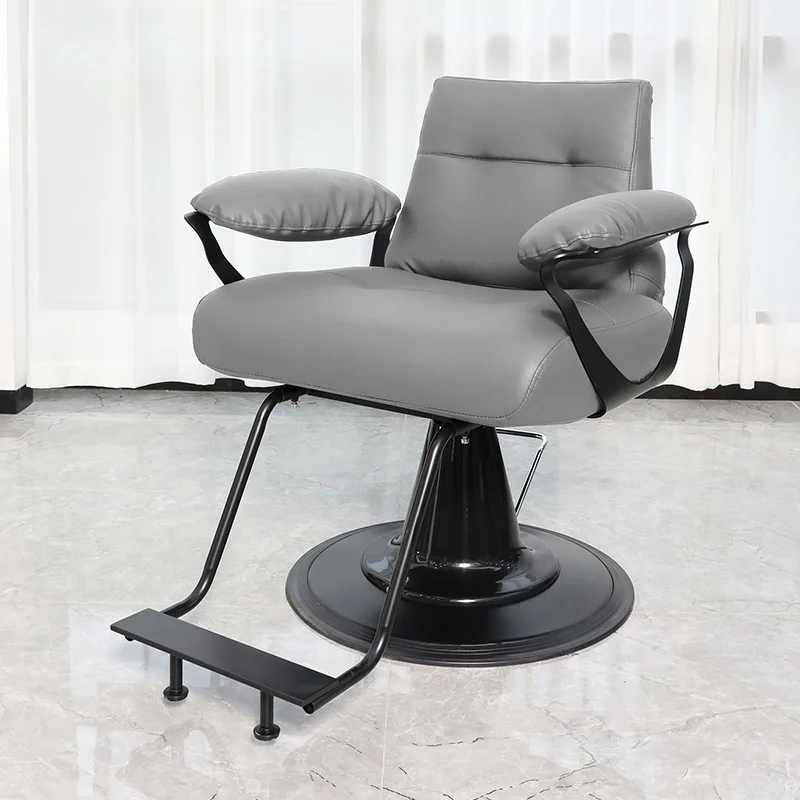 

Fashionable Elegant Barber Chair Useful Convenient Swivel Soft Leather Barber Chair Tattoo Nail Salon Furniture Cadeira XYBC