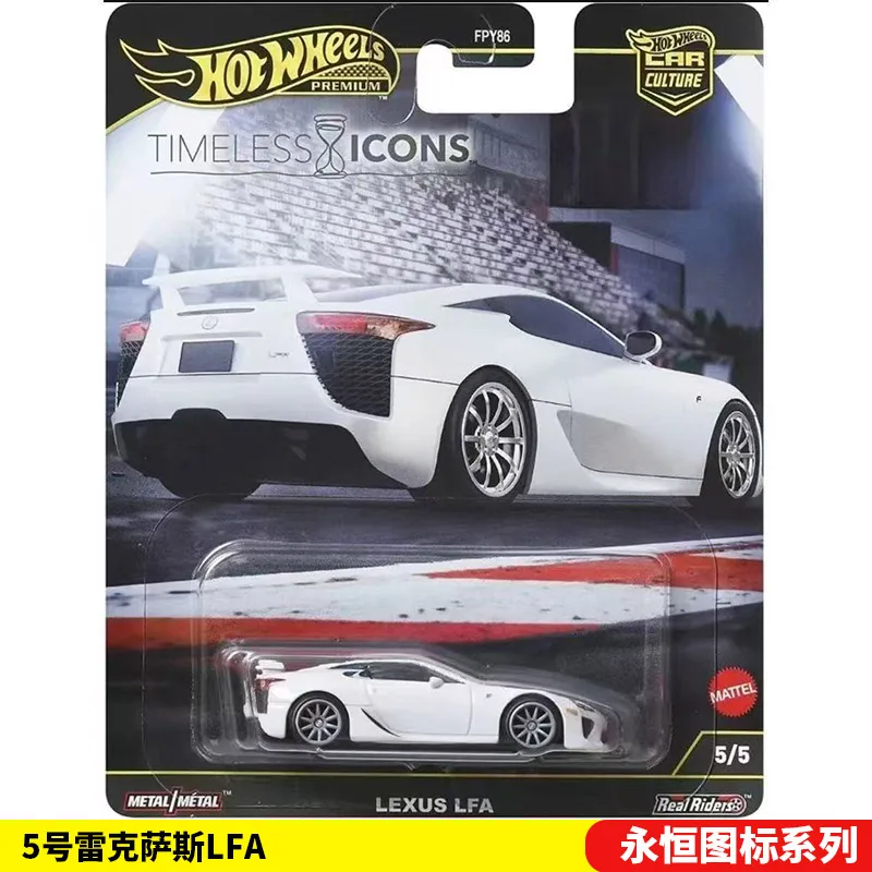 Mattel Hot Wheels 1/64 Collectible Car Toys Ferrari F50 Porsche Carrera GT Chassis Conversion Play Vehicle Model Timeless Icons