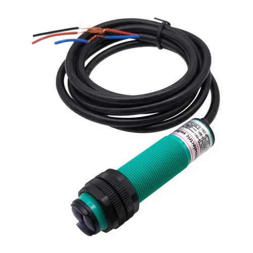 Imagen 2 del producto E3F-R2NK interruptor fotoeléctrico reflectante de retroalimentación NPN PNP DC5-36V rango de detección 2m ajustable NK/N2/P1/P2/Y1/Y2 Sensor infrarrojo