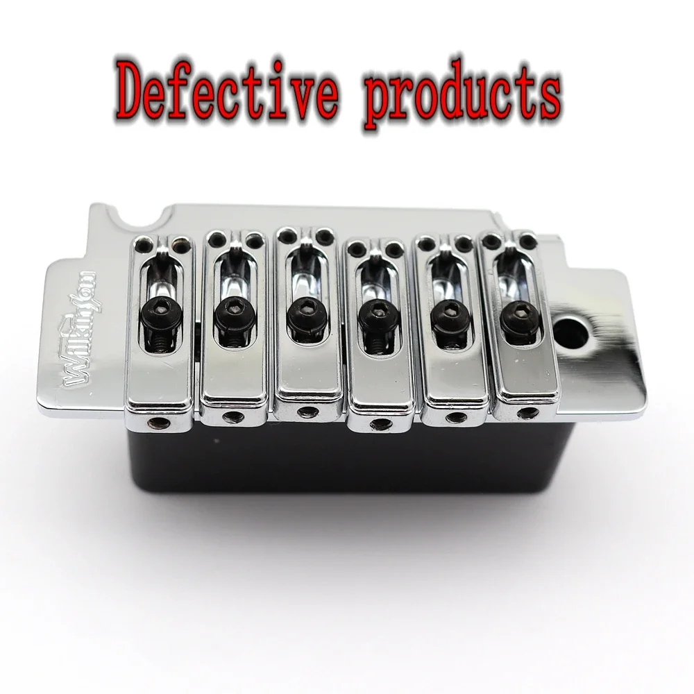

1pcs Guitar Bridge Wilkinson WVS50K Tremolo Bridge body With some Parts Sliver