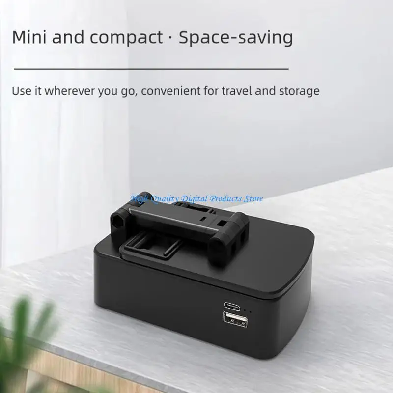 U2JE يقوم بترقية مكبر الصوت مع حامل هاتف صغير قابل للتعديل للسفر