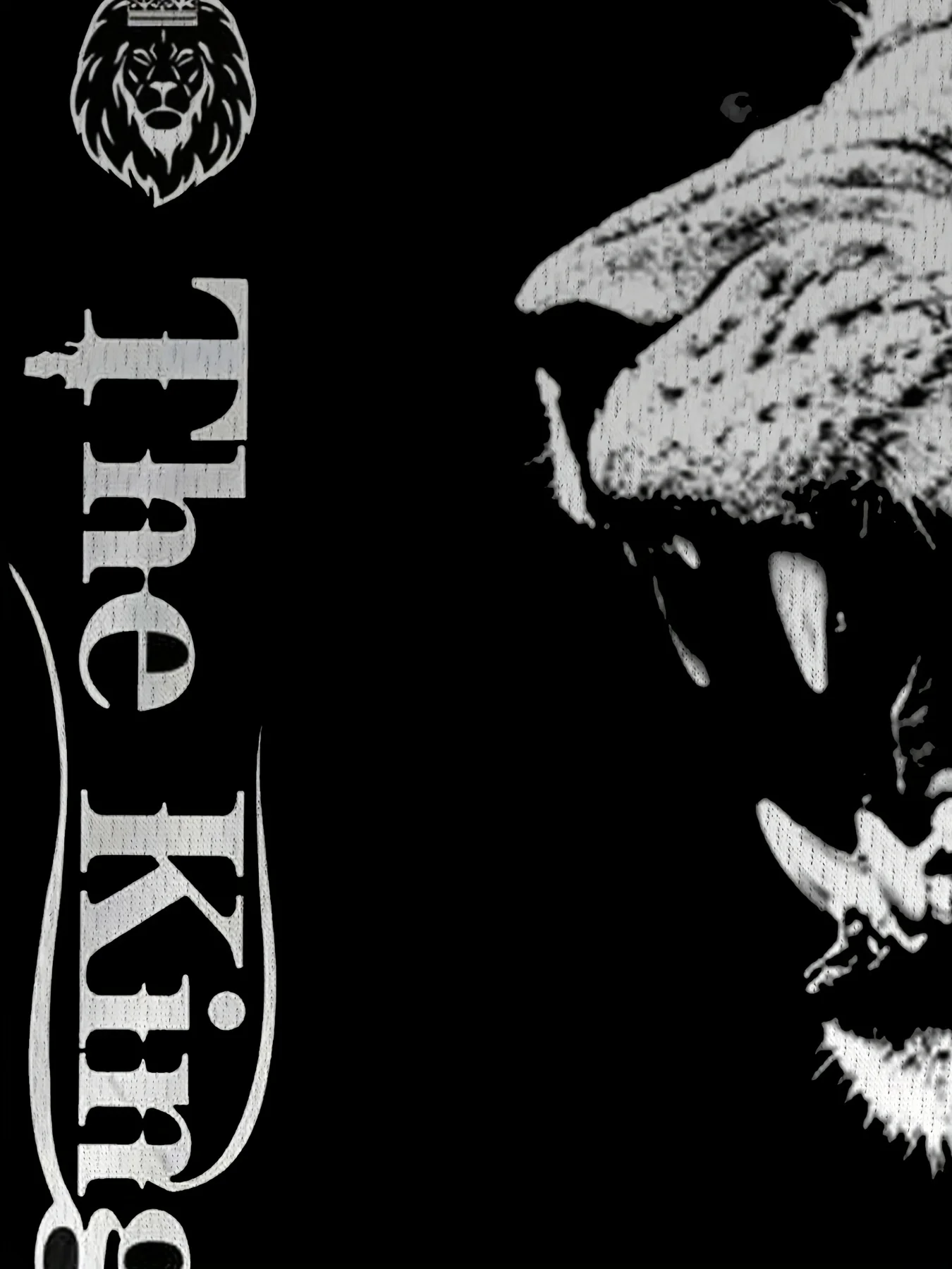 مجموعة تسوق عصرية جديدة للرجال بطباعة أسد قابلة للتنفس ورقبة دائرية ناعمة وأكمام قصيرة في الهواء الطلق طقم مكون من قطعتين #4