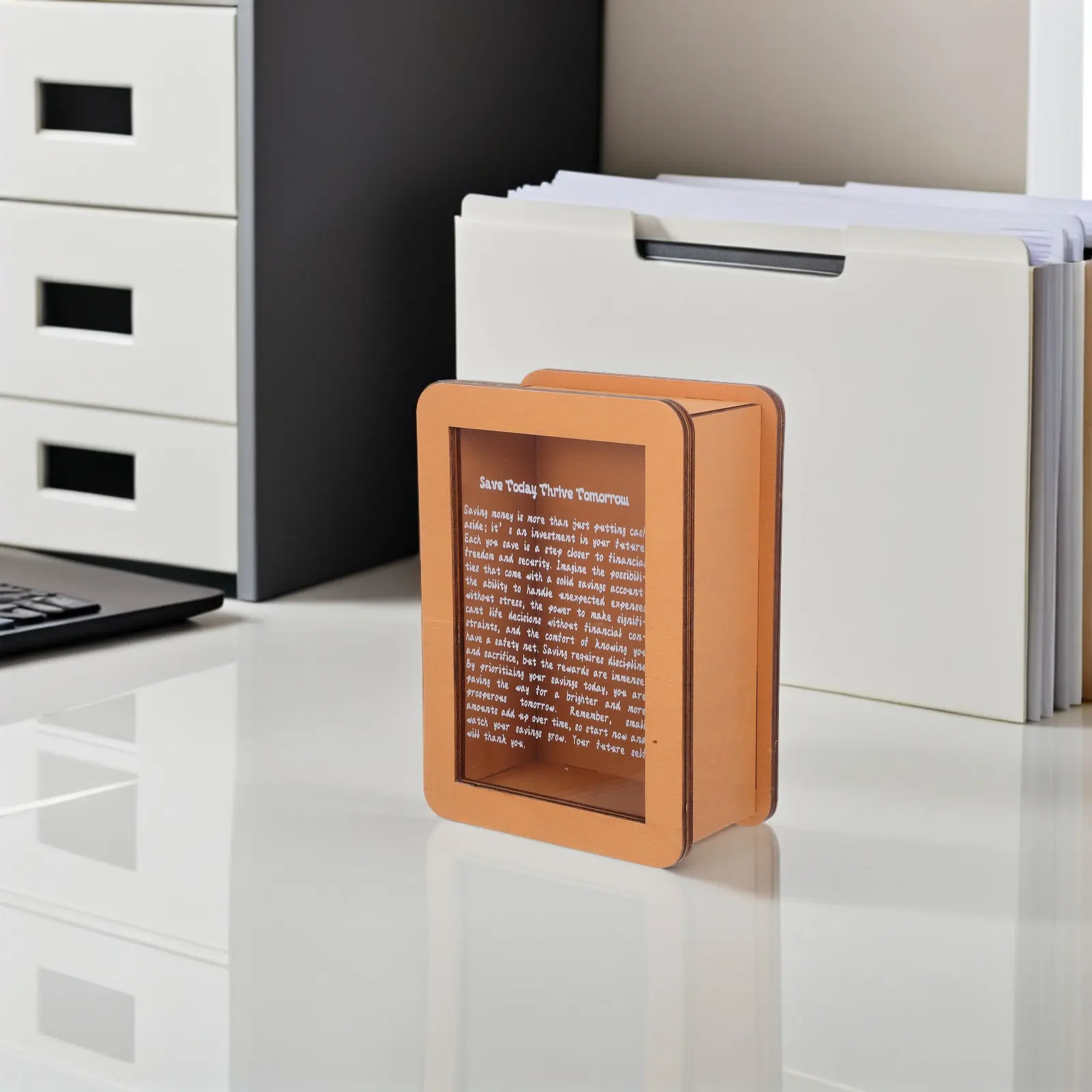 wooden-savings-box-with-clear-acrylic-front-motivational-money-bank-for-adults-transparent-coin-jar-decorative-desk