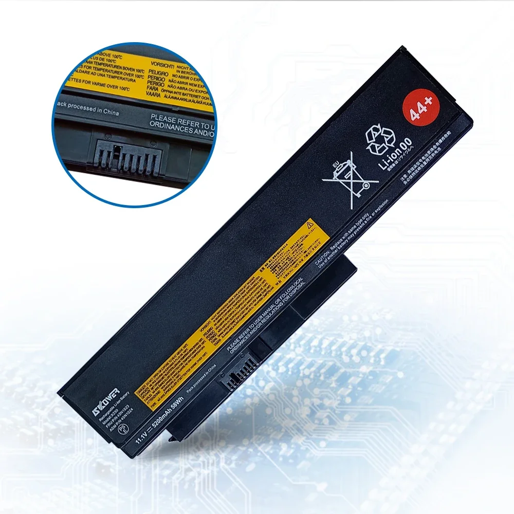 SKOWER 5200mAh 45N1025 Battery For Lenovo ThinkPad X220 X230 X220i X230i X220s X230s 45N1023 45N1024 0A36281 0A36282