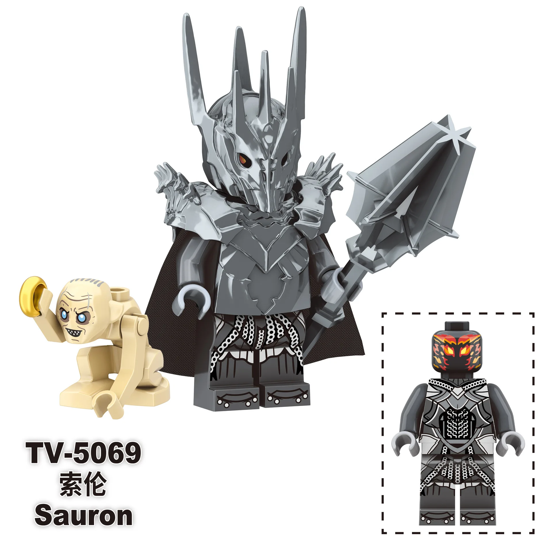 Mini Herr der Ringe Actionfiguren Bausteine Ringwraiths Orks Legion Elfenkönig Prinz Ritter Zwerg Zauberer Filmfiguren Bausteine