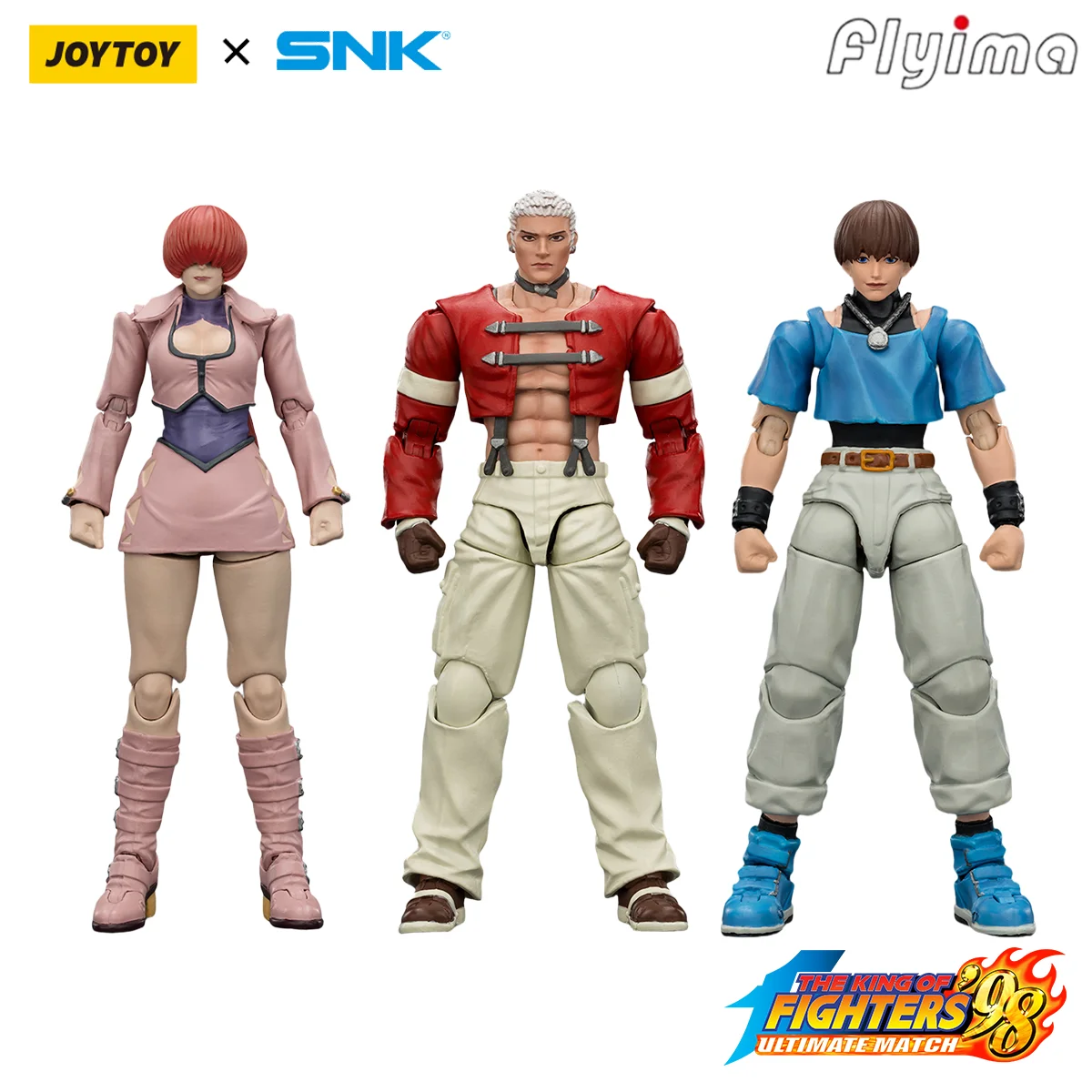 

[Предзаказ] JOYTOY SNK 1/18 Фигурки KOF'98UM: Орочи, Яширо, Нанакасе, Шерми, Крис (3 шт.) — Аниме-модели в стиле милитари