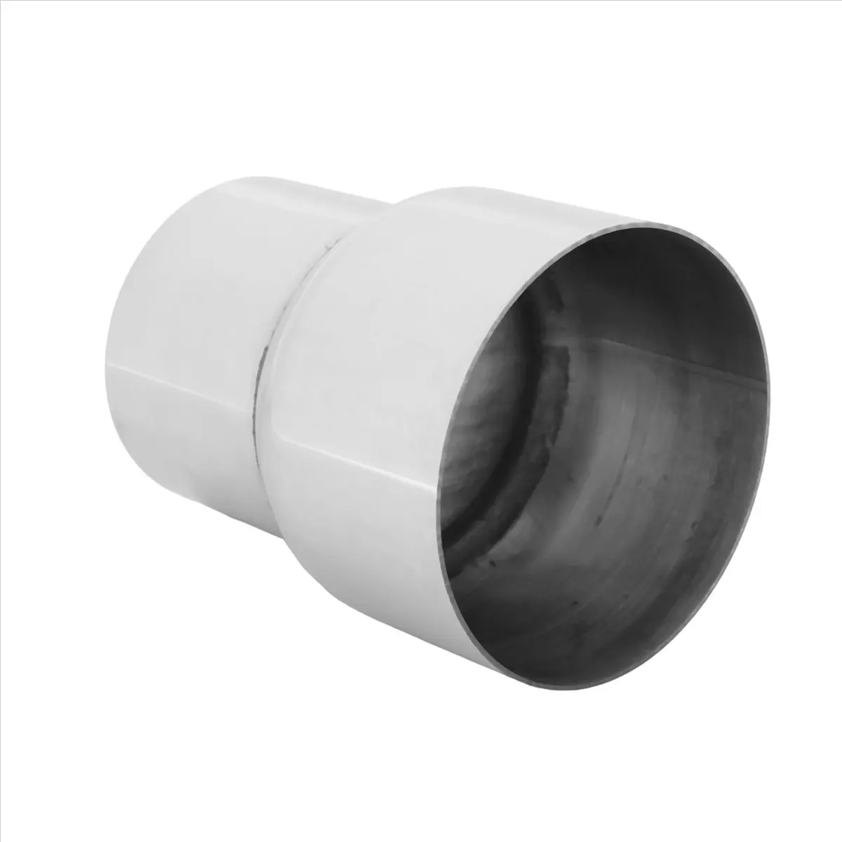 #24L (Silver)3 Inch to 2.5 Inch OD Stainless Standard Exhaust Pipe Connector,Automotive Parts & Accessories