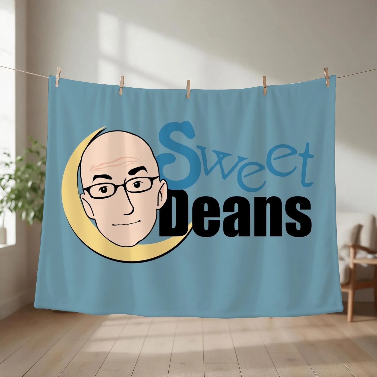 Sweet Deans Throw Blanket couch cozy soft plush fuzzy picnic outdoor blanket