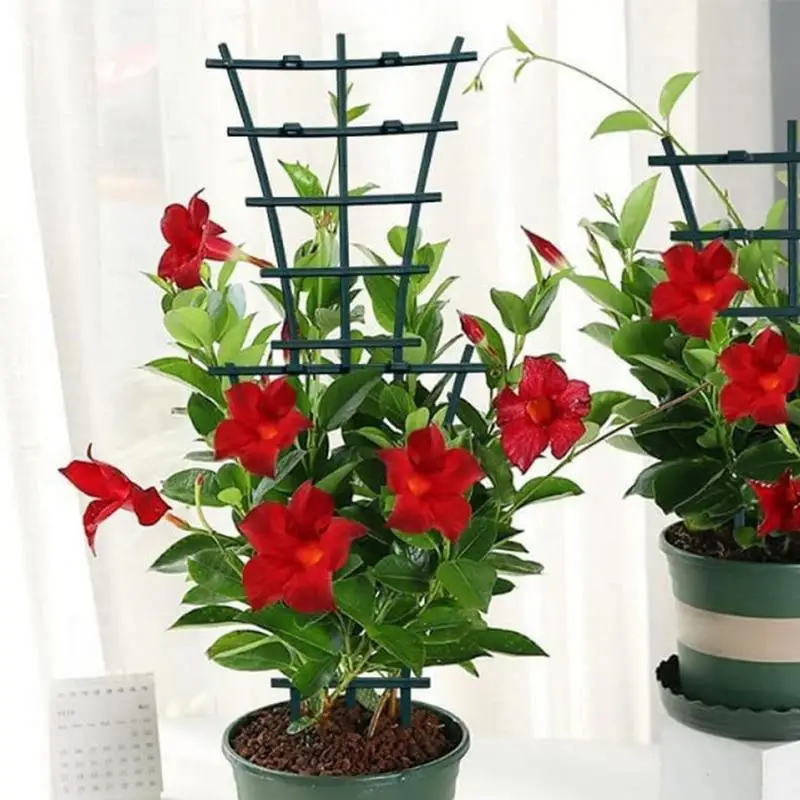 8pcs Small Trellis For Potted Plants Trellis For Climbing Plants Indoor Stackable Houseplant Trellis For Plants Growth