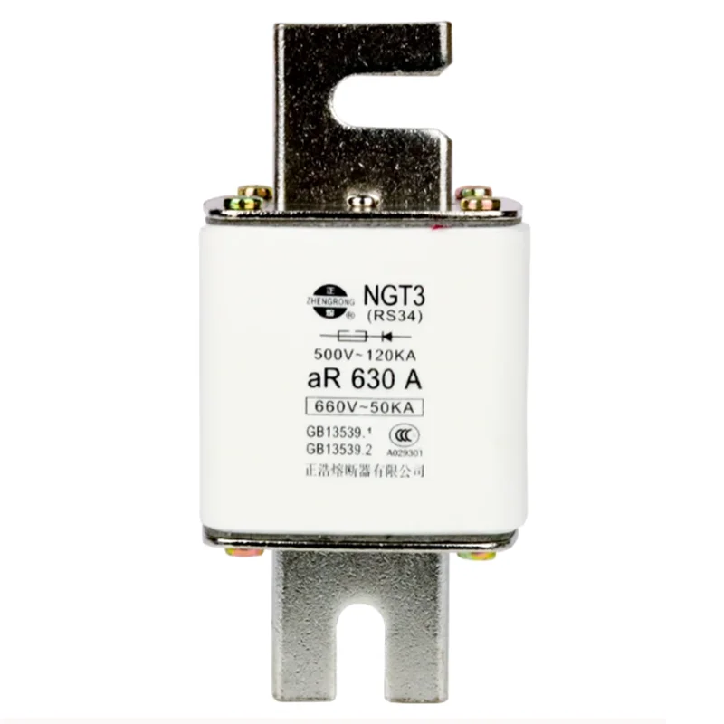 

NGT3 RS34 aR Быстрый предохранитель переменного тока 500 В-660 В Распределительная коробка Сердечник предохранителя 400 А 450 А 500 А 630 А Рейтинг тока для электрических систем