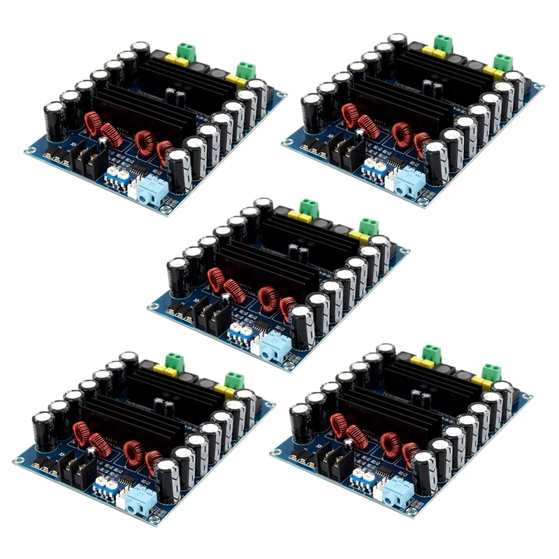 

5X XH-M641 TPA3116D2 DC12V 24V 150W X 2 Audio Digital High Power 2 Channels Car Amplifier With Boost Board G2-010