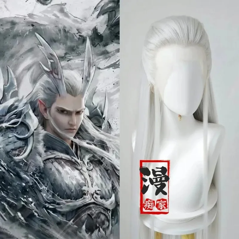 

NewAo Guang Styled Wig Hot Movie Ne Zha2 Cosplay Chinoiserie Nezha Ao Bing Wig Heat Resistant Synthetic Hair For Comic Con Party