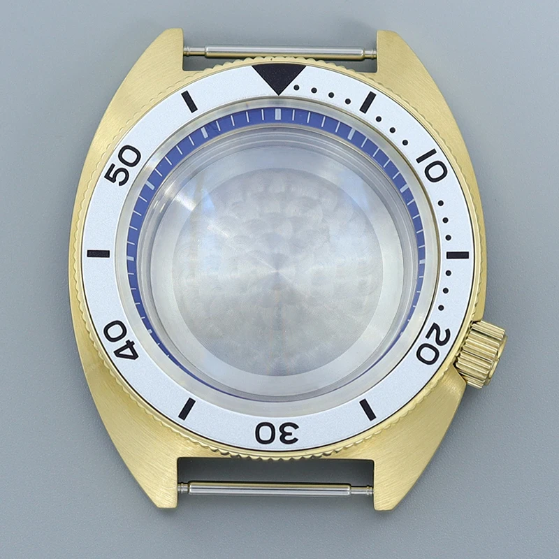 

41mm Watch Case Stainless Steel Accessories For Mod Abalone NH35 NH34 NH36 NH70 Movement 3.8 o'clock Screw Crown Sapphire Glass