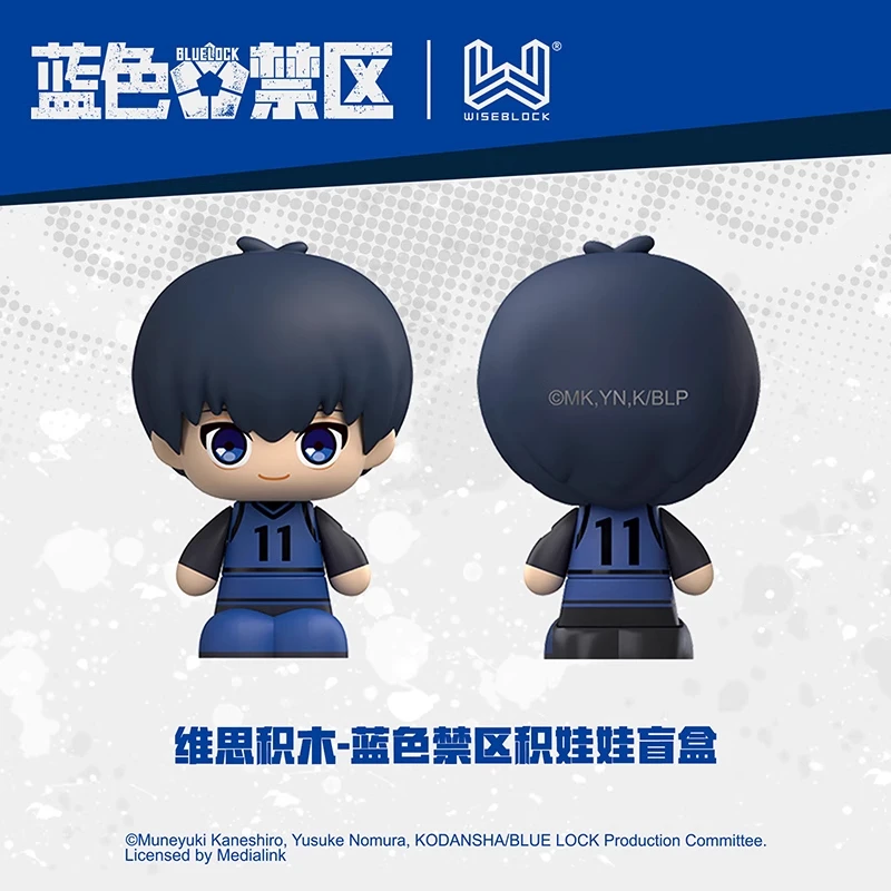 Auldey Original Series Blue Lock ตุ๊กตากล่องตาบอด- Seiichi Kiyoshi และ Shiro Nagi อะนิเมะเดสก์ท็อปตกแต่งเครื่องประดับของเล่น