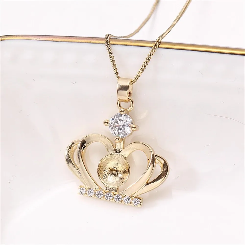 クラシックペンダントアクセサリー 925シルバーメッキペンダントセッティング ジュエリーパーツ フィッティング 接続アクセサリー パールなし チェーンなし