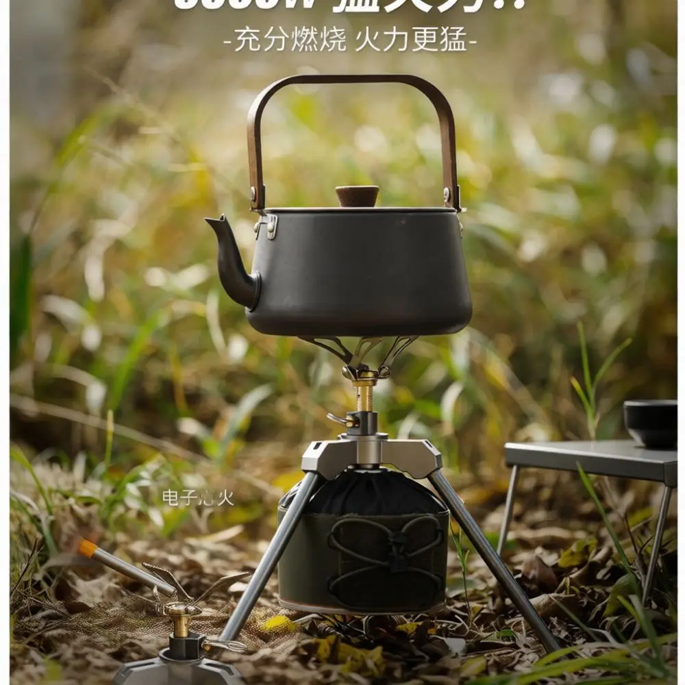Outdoor Folding Stove For Hike Mount Portable Gas Burner Mini Ultralight Picnic Hiking Equipment Survival Gear