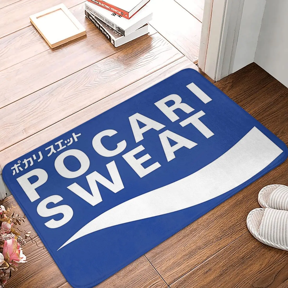 POCARI SWEAT On Blue 40x60cm Carpet Polyester Floor Mats Mats Personalized Practical Indoor