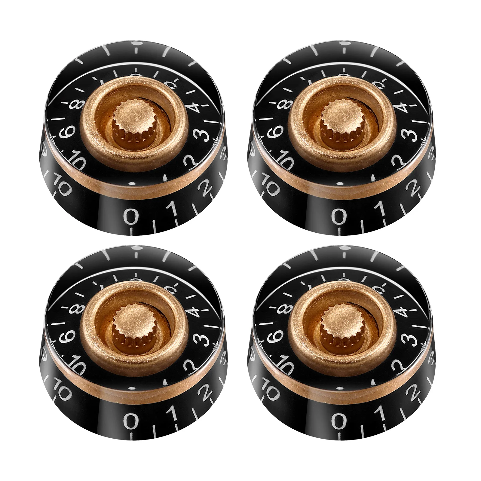 

4Pcs Electric Guitar Accessories Acrylic Knobs Durable Scratch Resistant Comfortable Electric Guitar Control Knobs