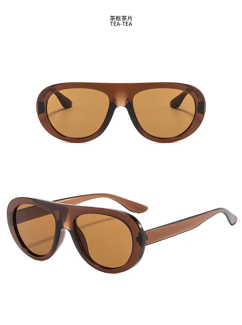 Mode Übergroßen Hip Hop Sonnenbrille Männer Frauen Shades Marke Designer Gläser Trend Männlich Punk Brillen Weibliche UV400 – Detail 10