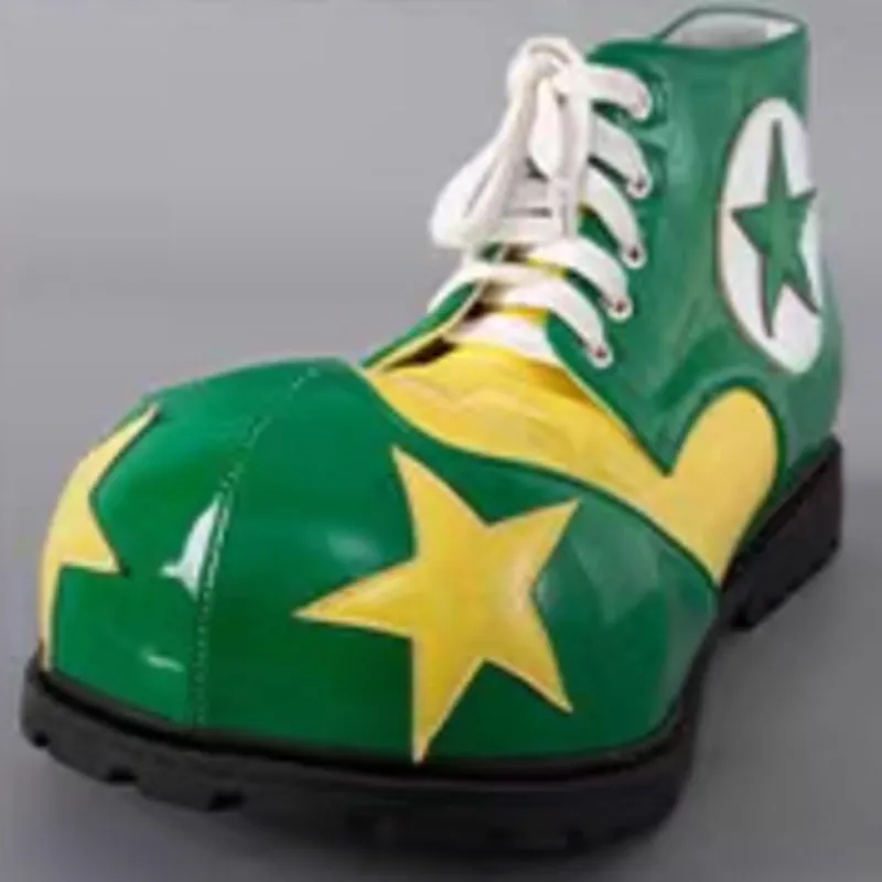 Green Red Blue Big Clown Shoes Cute Anime Cosplay Magic Shoes Carnival Halloween Clothing Accessories