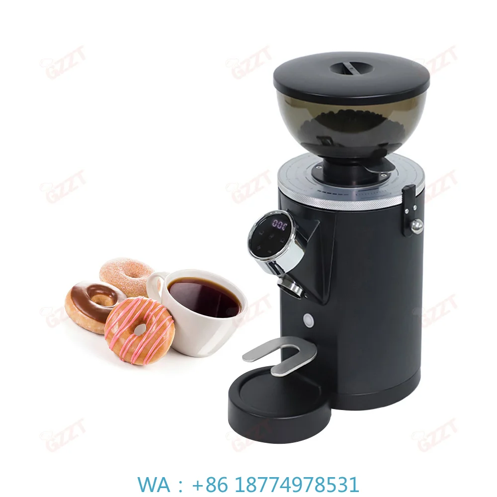 1. Professional 60mm Stainless Steel Flat Burr Coffee Grinder For Cafe Shops Hotels Espresso Bean Processing