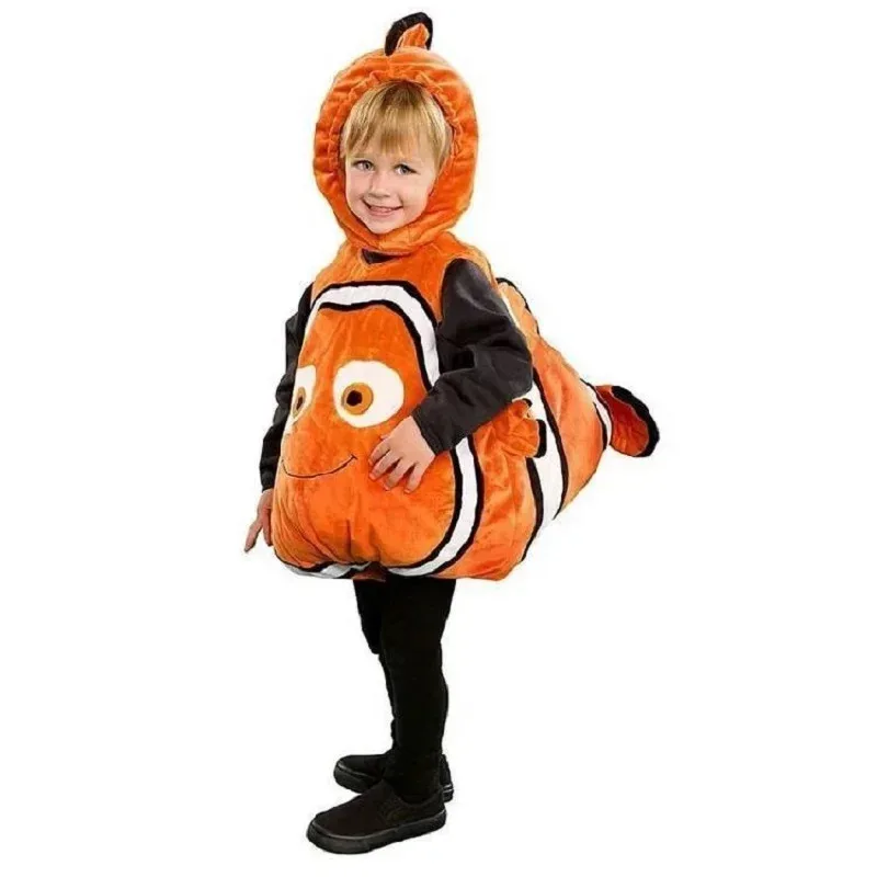 Finding Nemo Clownfish cospaly costume Pixar Animated Film Nemo baby kids clothing Halloween Christmas party72b