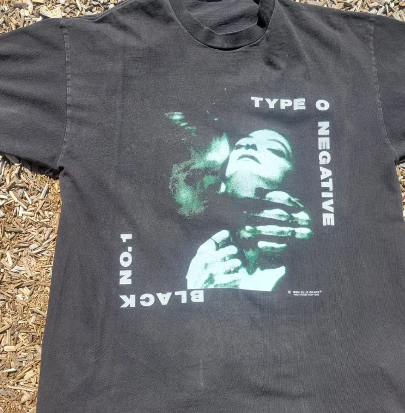 Summer Women's Type O Negative Band Print T-shirt Unisex Cotton and Breathable Short Sleeve Streetwear Oversized Loose Casual