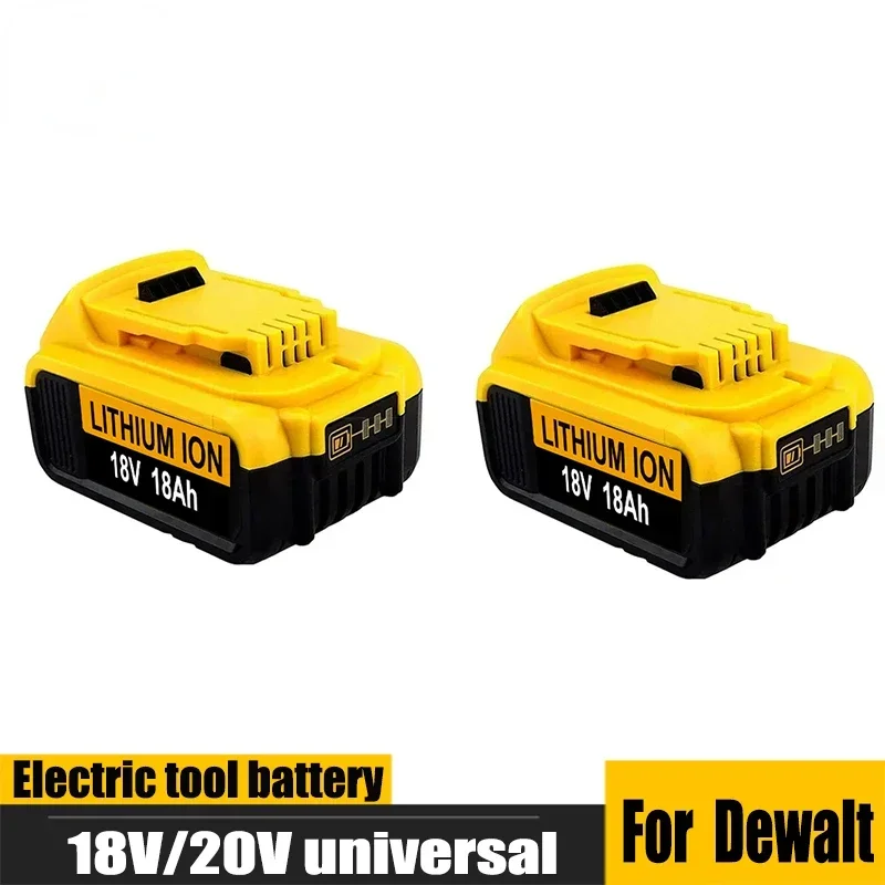 2 pièces 100% batterie d'origine pour DeWalt 20V18.Ah batterie aste avec chargeur Lithium cellule DCB205 DCB204-2 DCB206