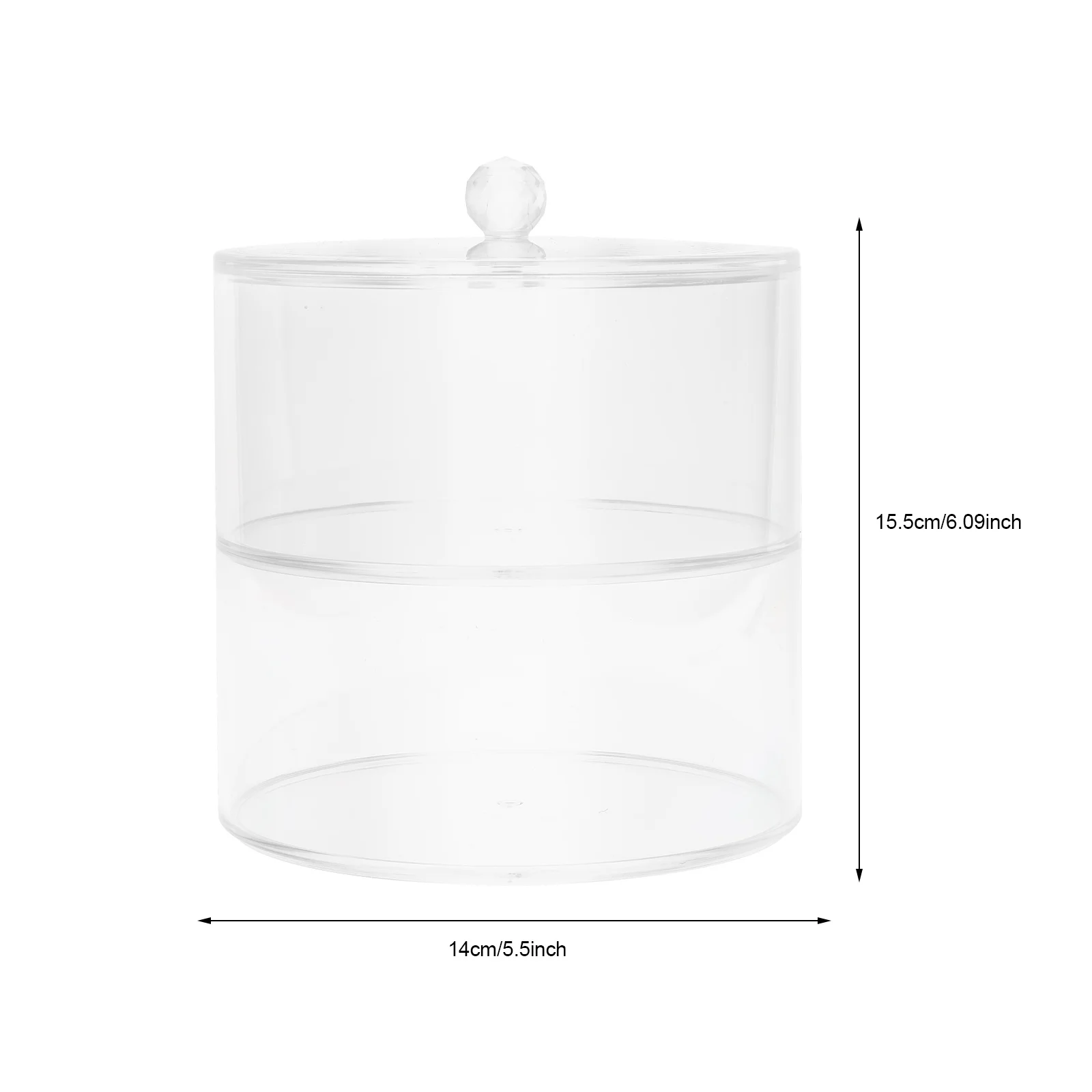 Organizador de relógio acrílico transparente empilhável, caixa com tampa, cinto, armazenamento de joias, organizador de mesa, caixa de armazenamento de artigos diversos, estojo de joias