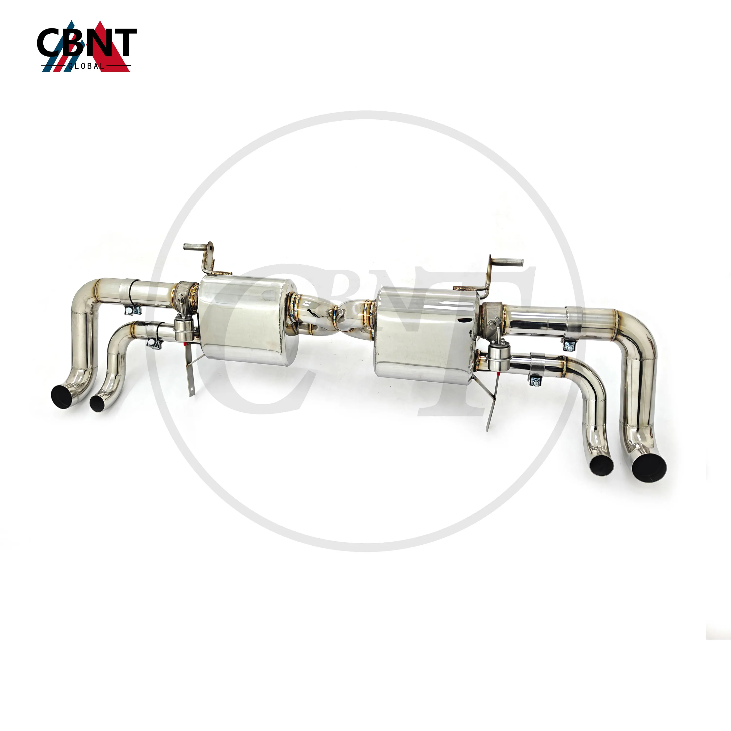 

CBNT High Performance Valvetronic Axleback Stainless Steel Sport Exhaust for Audi R8 V8 4.2L Valved Catback Muffler Exhaust Pipe