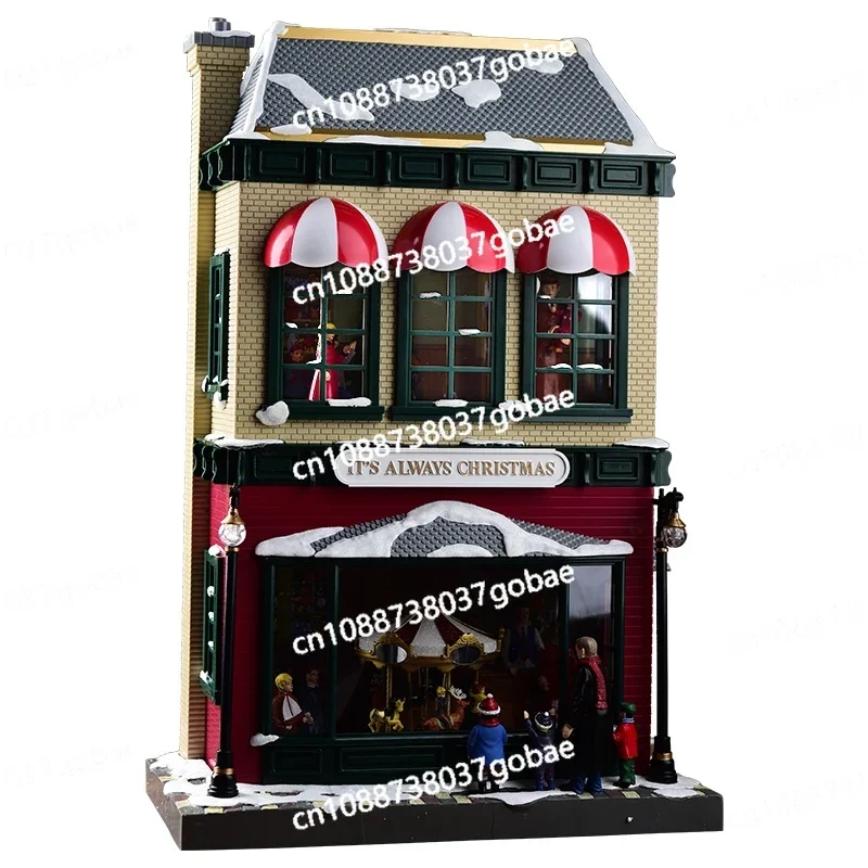 Children's Birthday Gift Boys Girls Mr.Christmas Dollhouse Music Box Music Box Ornaments