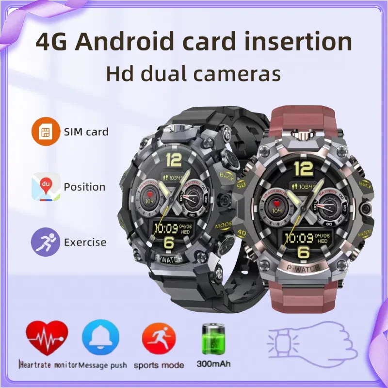 

Amoled экран высокой четкости GPS WIFI музыкальные часы IP68 водонепроницаемые мужские и женские умные часы 8-мегапиксельная двойная камера