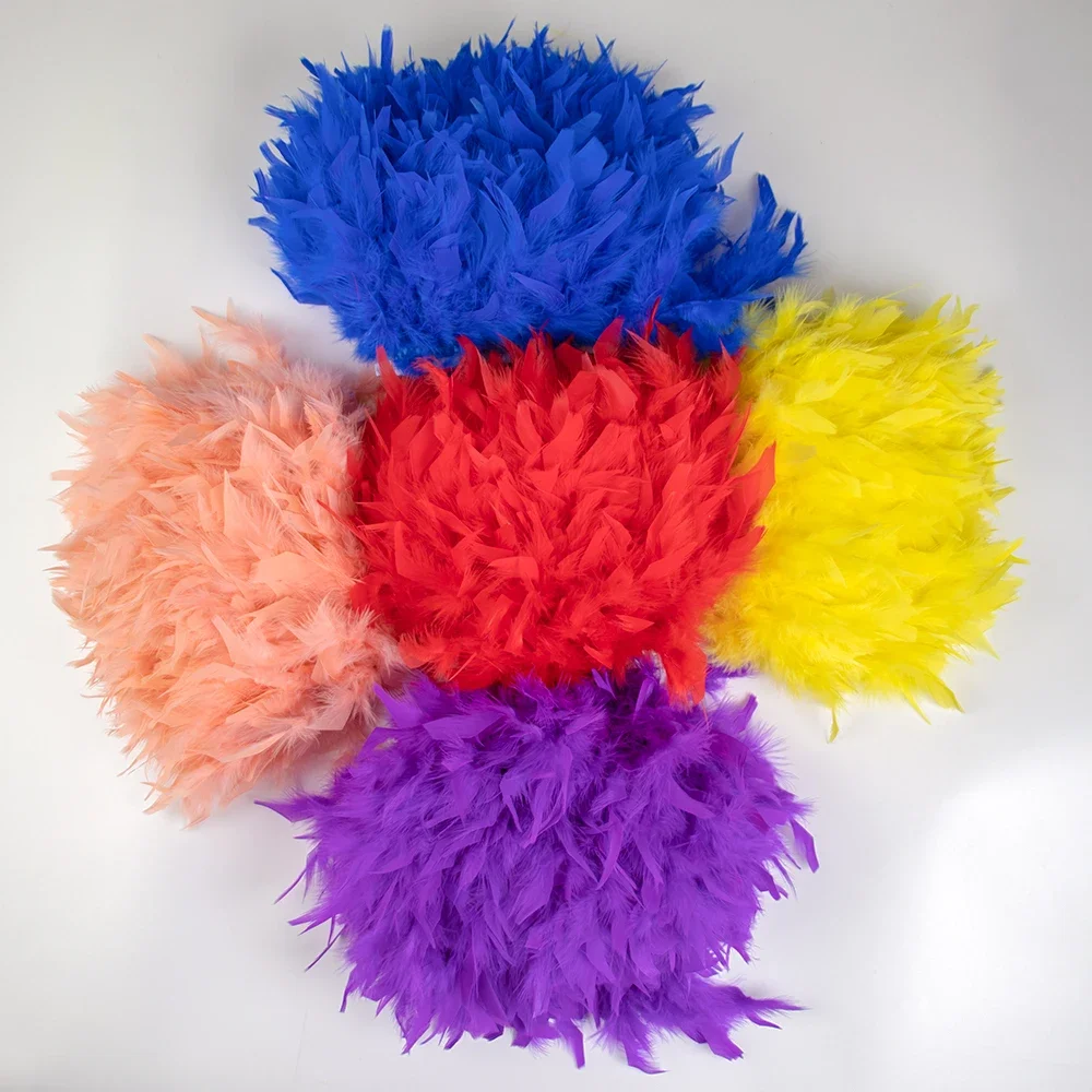 1 متر الأبيض تركيا الريش تقليم الحرف DIY بها بنفسك فساتين الزفاف حفلة إكسسوار منزلي كرنفال بلوماس الشريط الخياطة الديكور #2