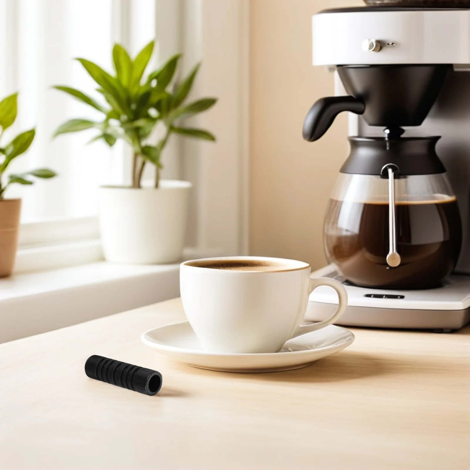 

2Pcs 9.5mm Coffee Machine Steam Wand Rubber Sleeve Heat Protective Cover Insulation Sleeve for Espresso Machine Anti-Scald