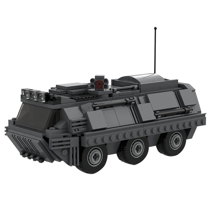 

Gobricks MOC Building Block Military Equipment Vehicle APC Tank Armed Vehicle Model Assembly Toy Children's Birthday Gift