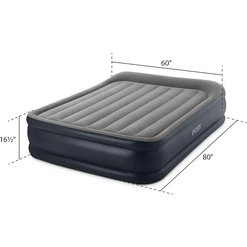 

upgrade brand Authentic.64131ED Dura-Beam Plus Deluxe Pillow Fiber-Tech – Twin Size Rest Air Mattress