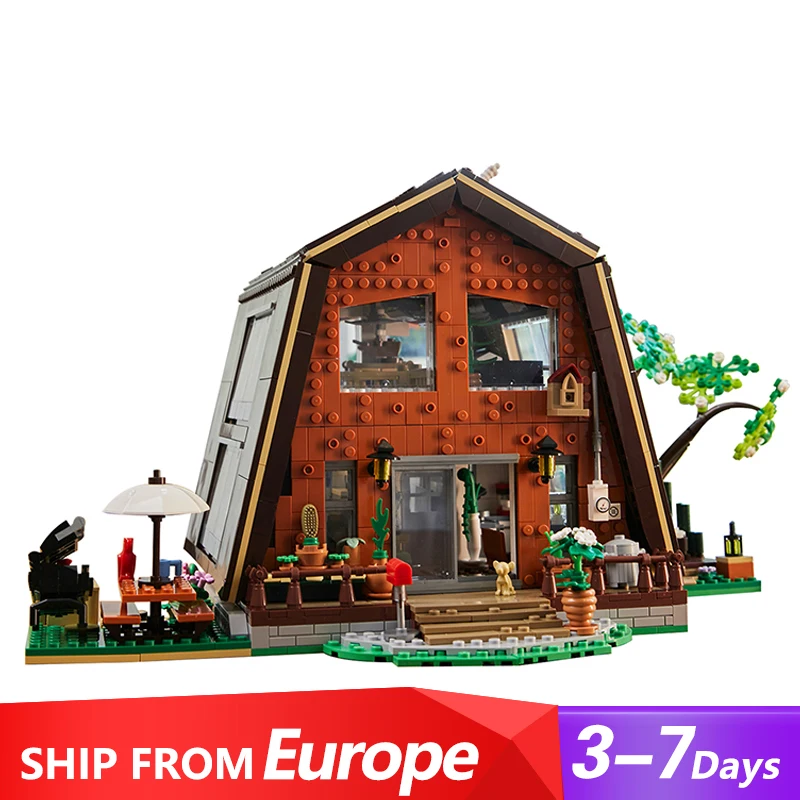 

Creative Expert Modular Buildings MOC 85003 Forest Cabin House Model 2000PCS Building Blocks Brick Puzzle Toys Adult Kids Gift