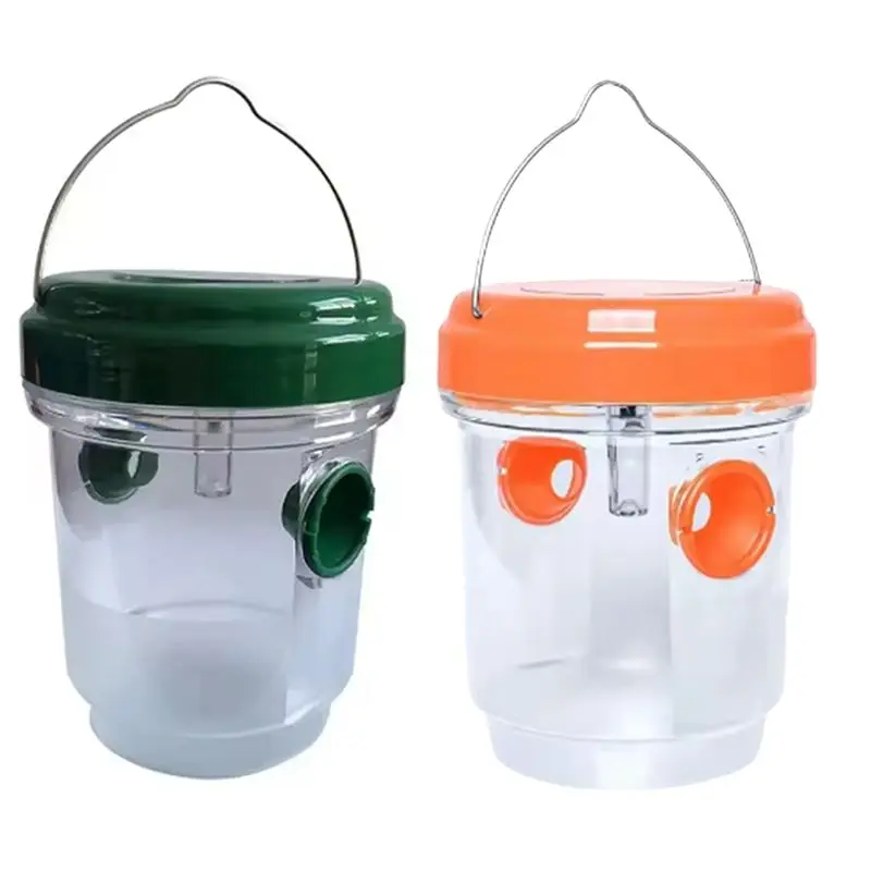 

A67P-2Pc Solar Wasp Traps Hanging Yellow Jacket Trap Reusable Bee Trap Catcher For Hornets Flying Insects