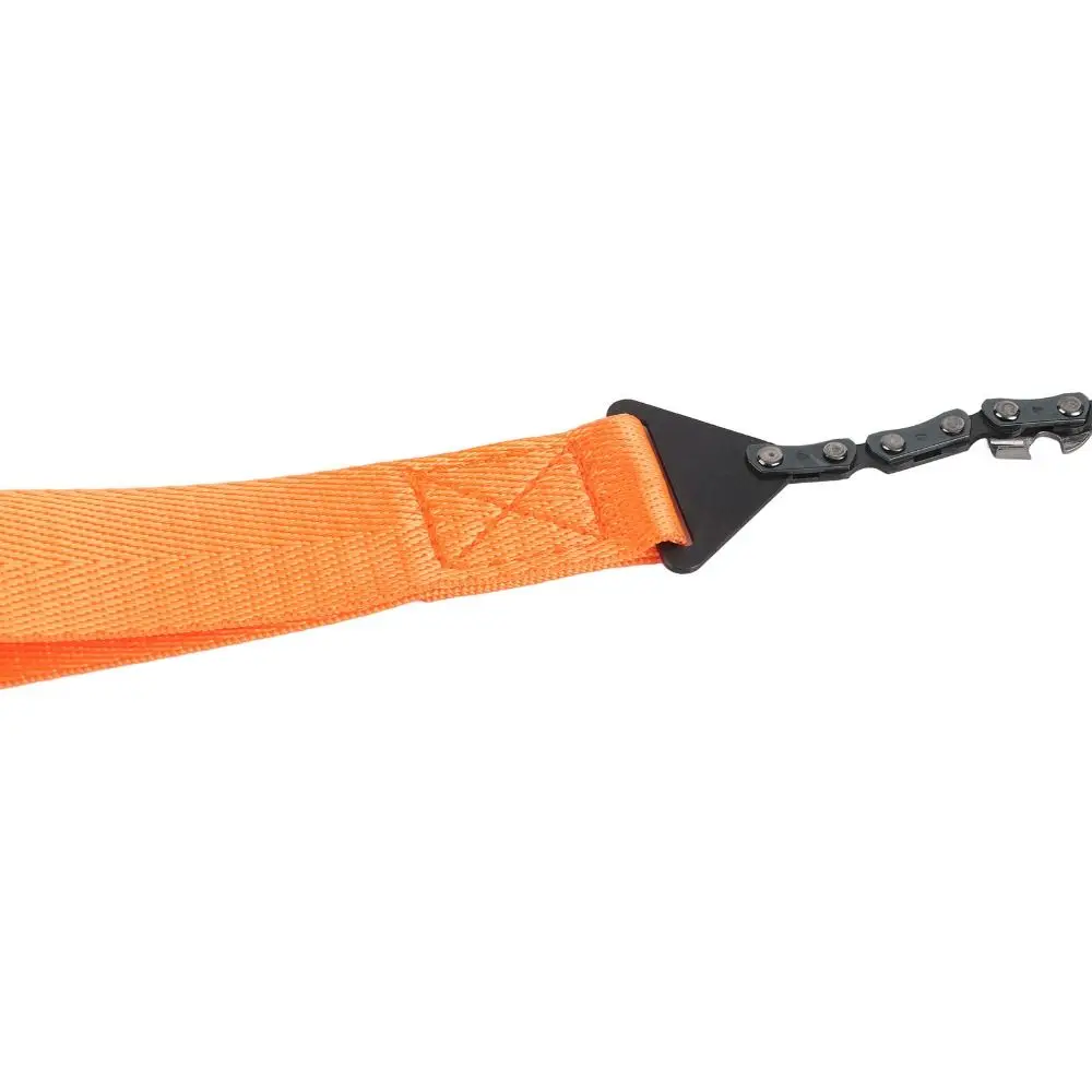 2Pcs/Set 11 Teeth Pocket Chainsaw Heavy Duty Steel Anti-Slip Handles Survival Saw High-Performance Cable Saw Outdoor Camping