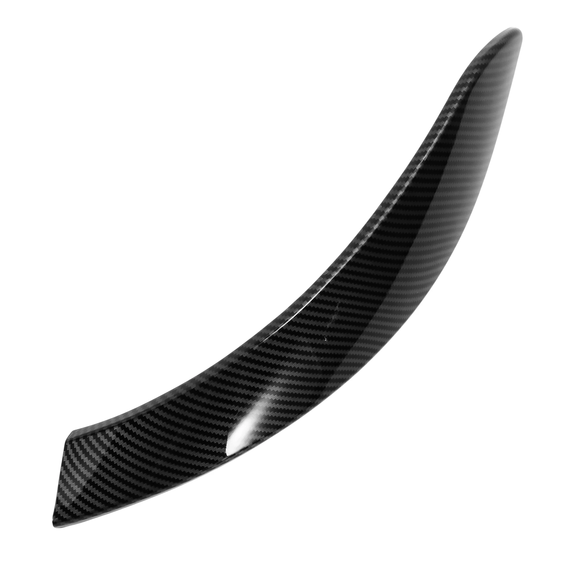 UXCELL Front Passenger Side Door Panel Handle Pull Trim Cover for BMW F80 Carbon Fiber Black