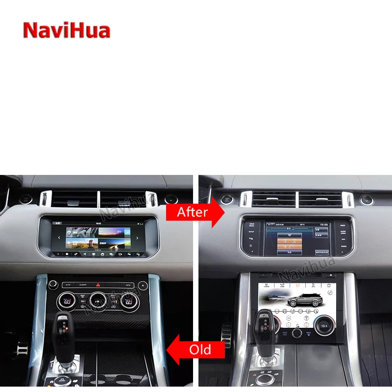 NaviHua Car AC Screen Air Conditioning Panel Display LCD Touch Screen Air Control Panel for Range Rover Sport L494 2013-2017