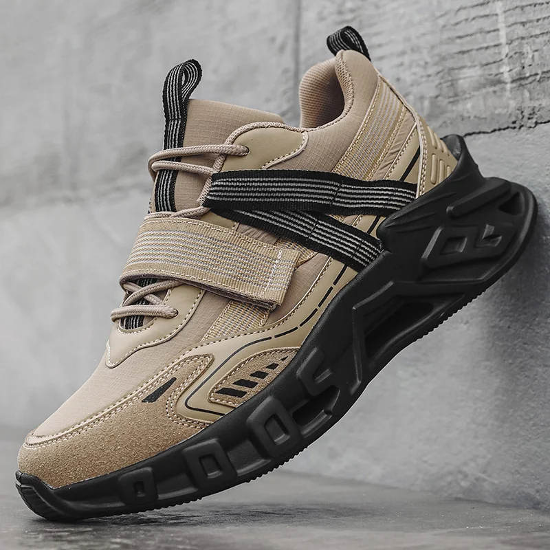 Men's Casual Comfortable Wear-Resistant Jogging Shoes Male Fashion Breathable Sports Shoe Non-Slip Leisure for Outdoor Exercise