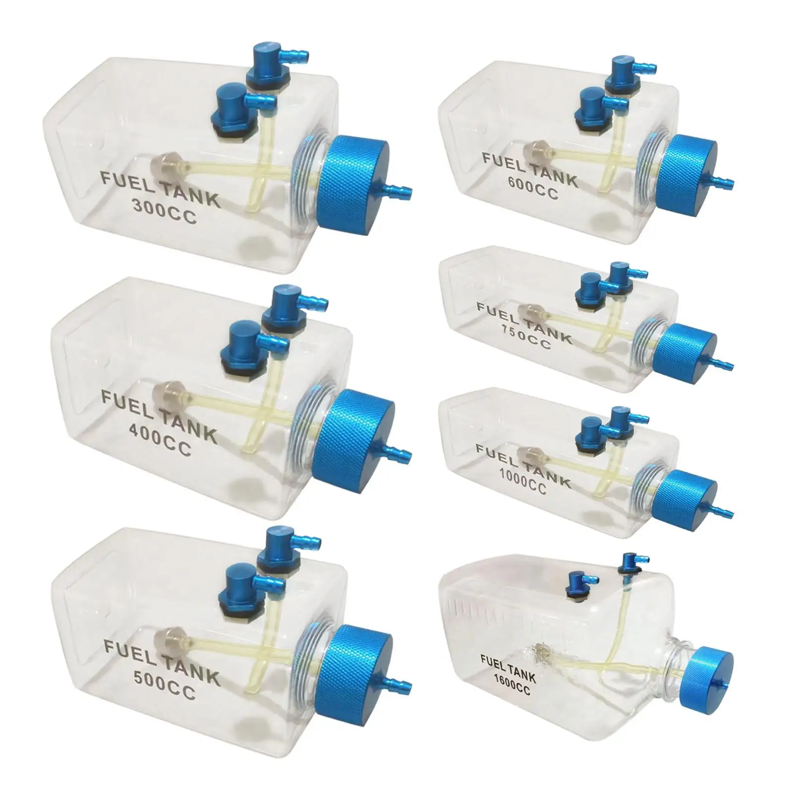 خزان وقود طائرة RC، زجاجة زيت، زجاجة وقود، ملحق نموذج التحكم عن بعد لطائرة الغاز