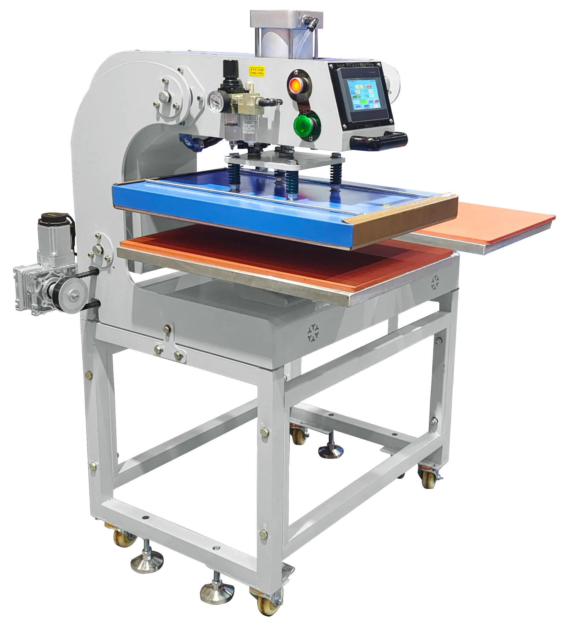 Agent Price Fully Auto16X20 Sublimation T Shirt Heat Press Machines For T-Shirt And Printer with regulator