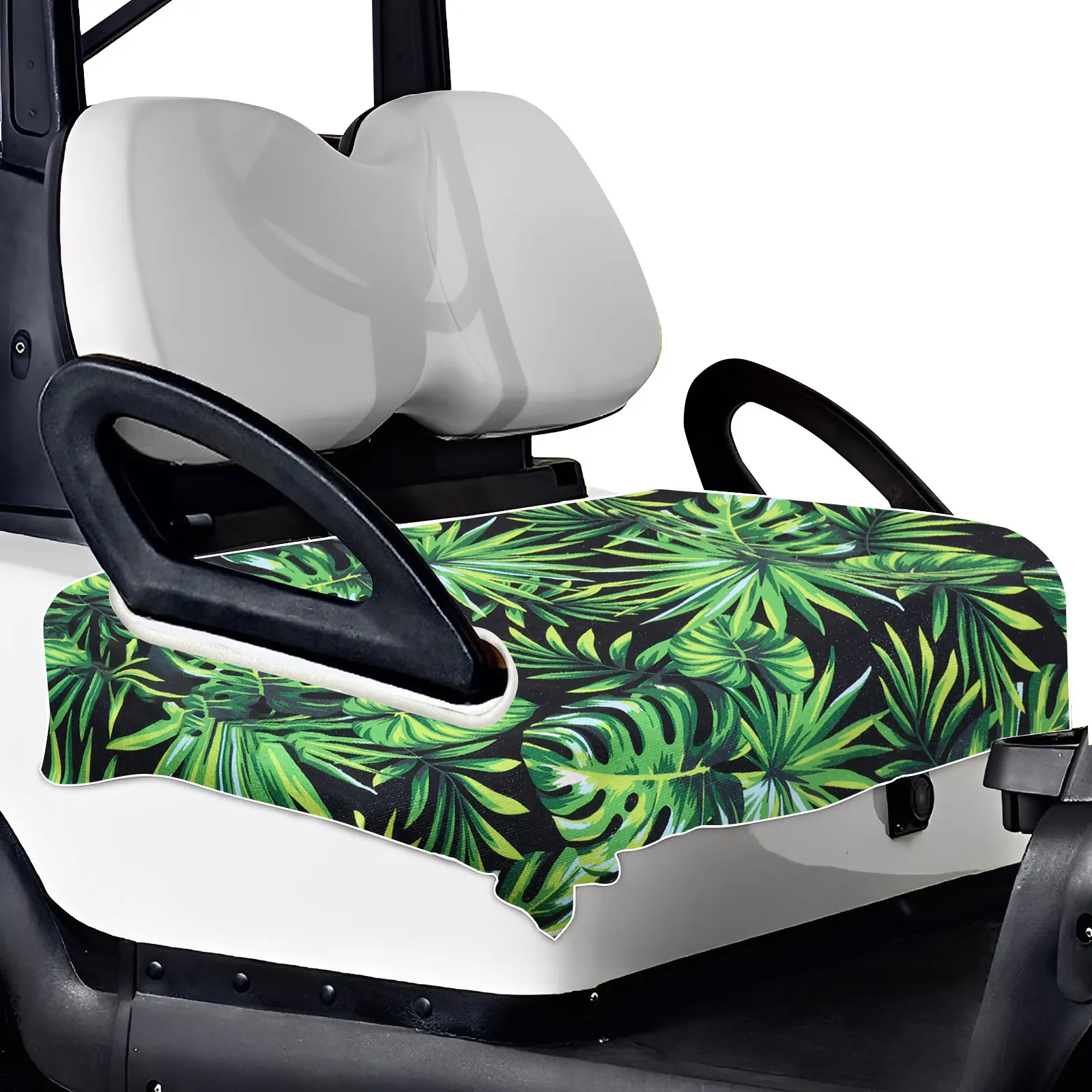 Golf Cart Seat Cover Anti-hot UV Resistant Bench Seat Protector Golf Cart Seat Towel Blanket Microfiber Washable Cushion Cover