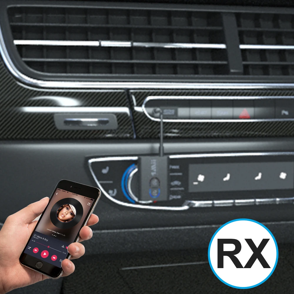 1Mii ML300 المحمولة بلوتوث 5.2 استقبال الارسال الصوت aptX LL HD 280 مللي أمبير بطارية 3.5 مللي متر Aux بلوتوث محول للتلفزيون سيارة الكمبيوتر