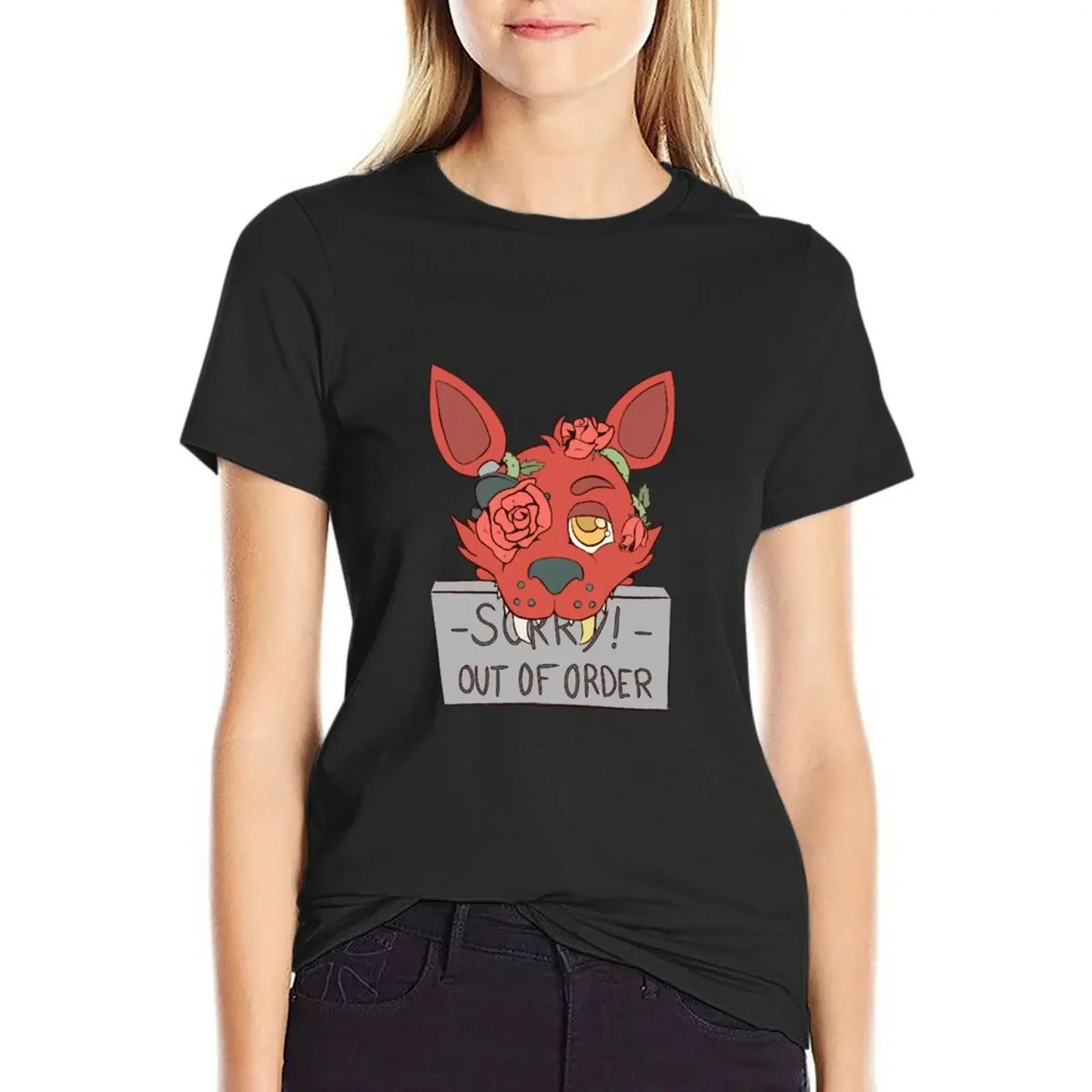 

Overgrown and out of order Foxy T-Shirt sublime blacks animal prinfor sports fans tops for Women