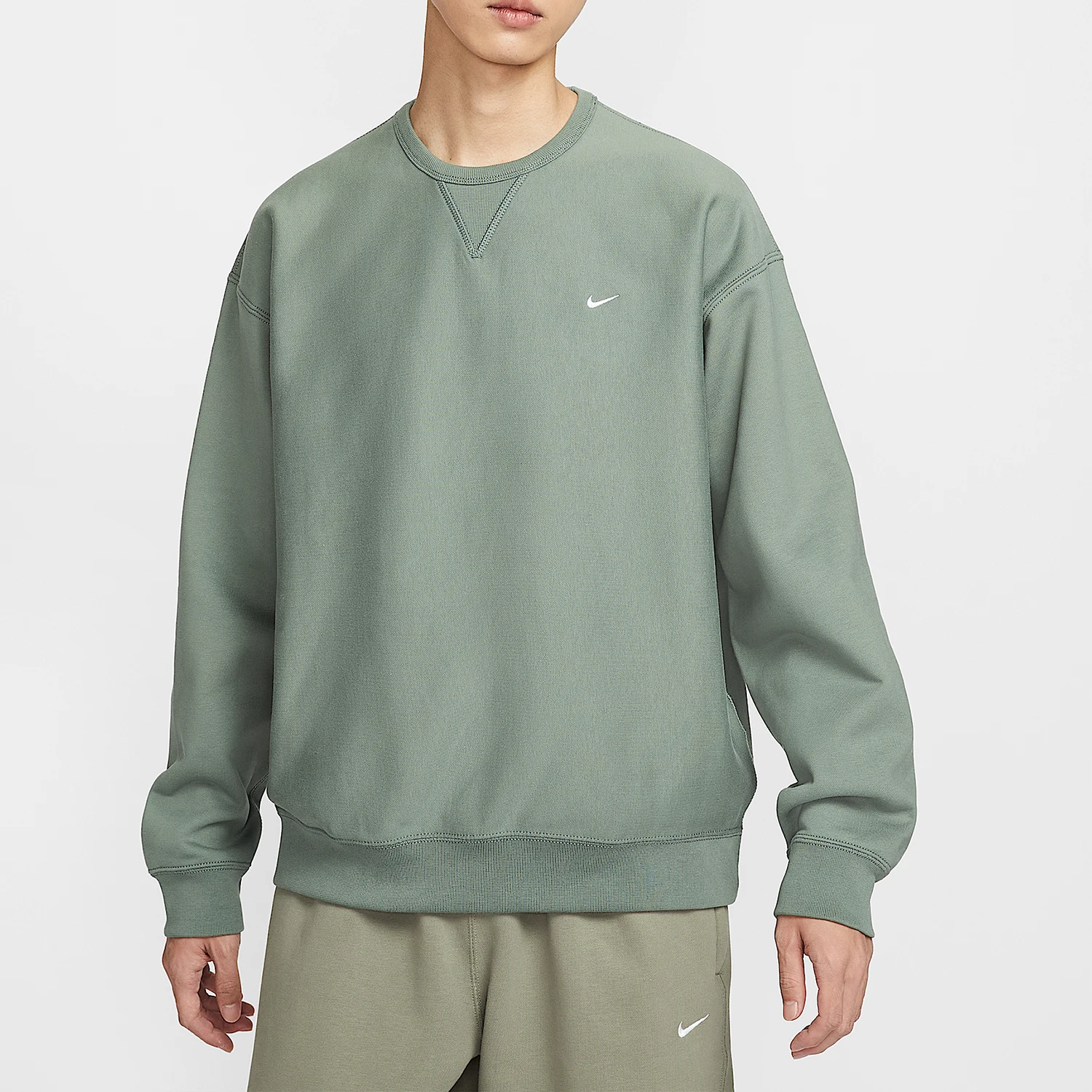 Nike Authentic Solo Swoosh Men's Retro Loose Fleece Hoodie HV1087-364