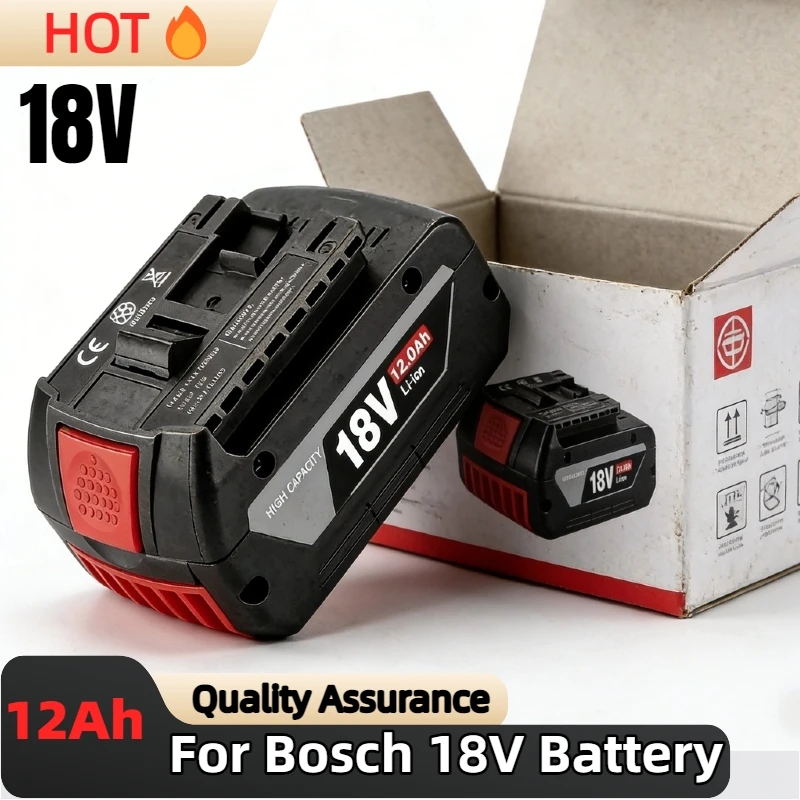 

️18V 10.0Ah 12.0Ah battery rechargeable For BOSCH 18V battery , for Bosch BAT609BAT610G BAT618BAT620BAT622GSR18V-LI